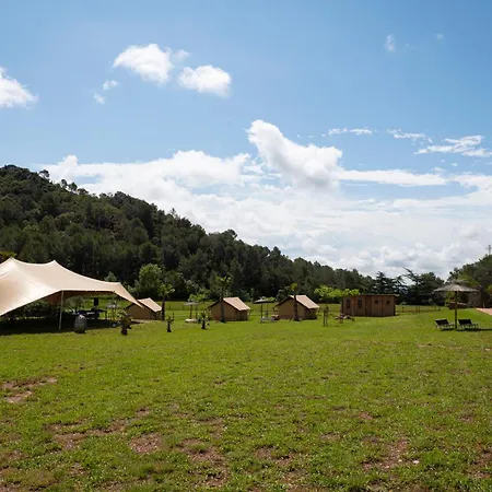 Luxe tent Glamping Vall De Codo Terrades