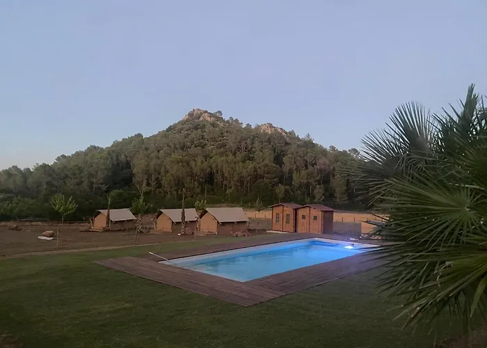 Glamping Vall De Codo Luxusní stan Terrades