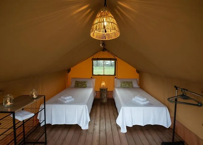 Luxusní stan Glamping Vall De Codo Terrades